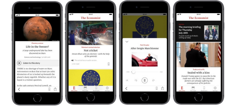 How the new Economist app helps its audience feel less guilty and read more